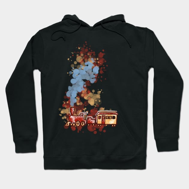 Train Hoodie by ArryDesign